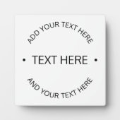 Einfaches, moderner bearbeitbarer Text | Weiß und  Fotoplatte (Vorderseite)