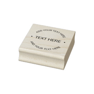 Einfaches, moderner bearbeitbarer Text Weiß und Gummistempel