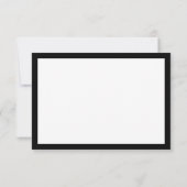Einfaches modernes Abschluss-Script Dankeskarte (Rückseite)