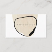 Einfaches modernes Abstraktes Kunsthandwerk Terminkarte (Vorderseite)