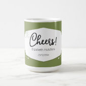 Einfaches modernes Baum-Muster Kaffeetasse (Mittel)