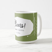 Einfaches modernes Baum-Muster Kaffeetasse (VorderseiteRechts)