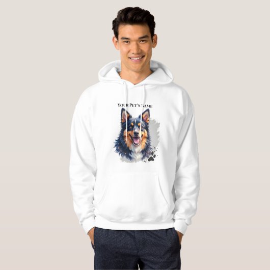 Einfaches modernes benutzerdefiniertes Design mit Hoodie (Vorne ganz)