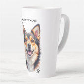 Einfaches modernes benutzerdefiniertes Design mit Milchtasse (Rechte Ecke)