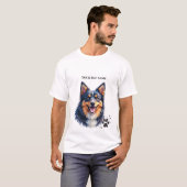 Einfaches modernes benutzerdefiniertes Design mit T-Shirt (Vorne ganz)