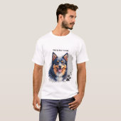 Einfaches modernes benutzerdefiniertes Design mit  T-Shirt (Vorne ganz)