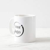 Einfaches, modernes Berufliches Logo Kaffeetasse (Vorderseite Links)