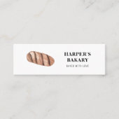 Einfaches, modernes, Berufliches Öko für Bäckereie Mini Visitenkarte (Vorderseite)