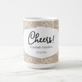Einfaches modernes Bogenmuster Kaffeetasse (Mittel)