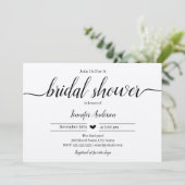 Einfaches modernes Brautparty (Stehend Vorderseite)