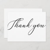 Einfaches, modernes Business-Paket Vielen Dank Dankeskarte (Vorne/Hinten)