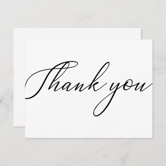 Einfaches, modernes Business-Paket Vielen Dank Dankeskarte (Vorne/Hinten)