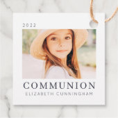 Einfaches, modernes Chic Custom First CommunityFot Geschenkanhänger (Rückseite)