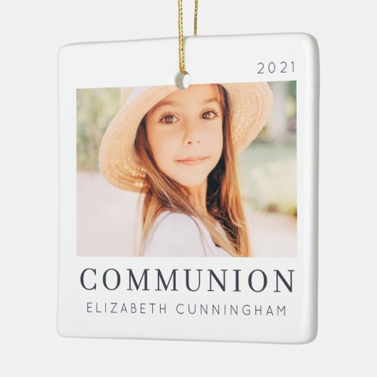 Einfaches, modernes Chic Custom First CommunityFot Keramikornament (Links)