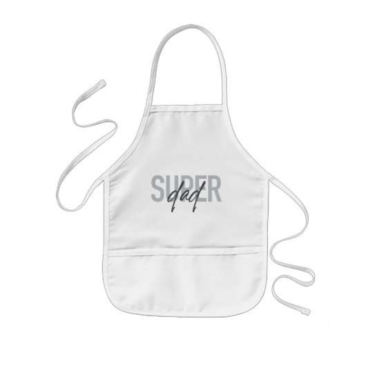 Einfaches, modernes, cooles Design Super Vater Kinderschürze (Vorne)