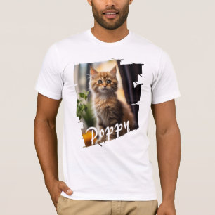 Einfaches modernes Cooles für Haustiere T-Shirt