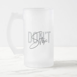 Einfaches, modernes, cooles, urbanes Design macht  Mattglas Bierglas