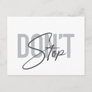 Einfaches, modernes, cooles, urbanes Design macht Postkarte