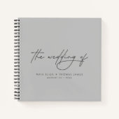 Einfaches modernes elegantes, preisfreundliches Gä Notizblock (Vorderseite)