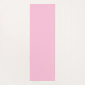 Einfaches modernes florales Skript Name Soft Pink  Yogamatte (Rückseite)
