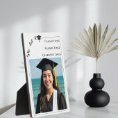 Einfaches modernes Foto Absolvent Fotoplatte