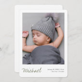 Einfaches, modernes Foto Ankündigung (Vorne/Hinten)