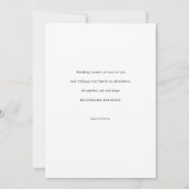 Einfaches, modernes Foto - Frohe Weihnachten (Rückseite)