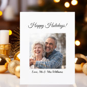 Einfaches modernes Foto Frohe Weihnachten