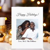 Einfaches modernes Foto Frohe Weihnachten