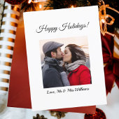 Einfaches modernes Foto Frohe Weihnachten