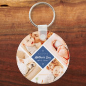 Einfaches, modernes Foto für die Muttersprache Schlüsselanhänger (Vorderseite)