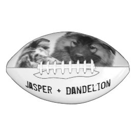 Einfaches, modernes Foto für Haustiere oder Person Football