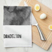 Einfaches, modernes Foto für Haustiere oder Person Geschirrtuch (Viertel Falte)