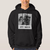 Einfaches, modernes Foto für Haustiere oder Person Hoodie (Vorderseite)