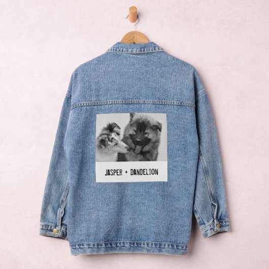 Einfaches, modernes Foto für Haustiere oder Person Jeansjacke (Hangar)