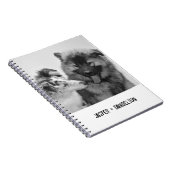Einfaches, modernes Foto für Haustiere oder Person Notizblock (Rechte Seite)