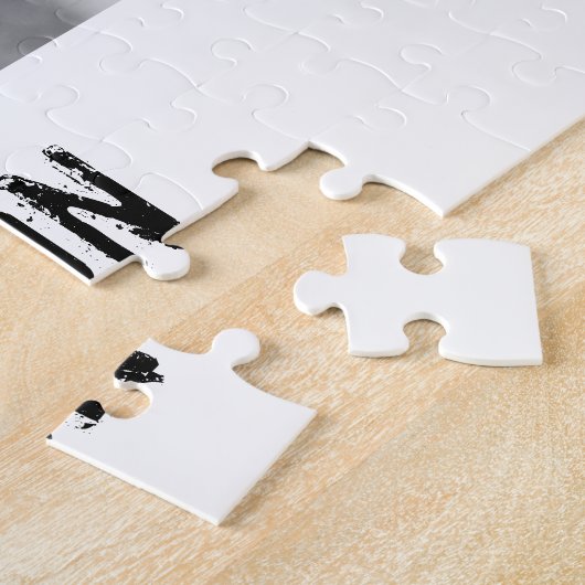 Einfaches, modernes Foto für Haustiere oder Person Puzzle (Seite)