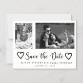 Einfaches, modernes Foto für Hochzeitsfotos gerett Magneteinladung (Vorderseite)