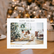 Einfaches modernes Foto | Happy Holiday