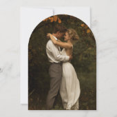 Einfaches modernes Foto Hochzeitscouchdusche Einladung (Rückseite)