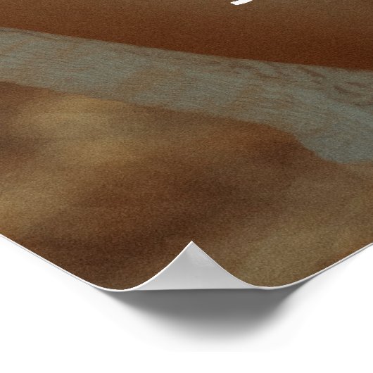 Einfaches, modernes Foto Hochzeitswillkommen Poste Poster (Ecke)