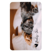 Einfaches, modernes Foto | Horizontal Magnet (Vertikal)