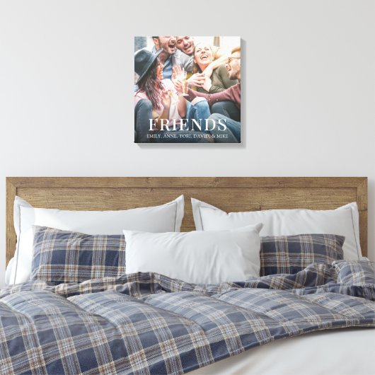 Einfaches modernes Foto - Minimalistisches Design Leinwanddruck (Insitu (Schlafzimmer))