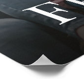 Einfaches modernes Foto - Minimalistisches Design Poster (Ecke)