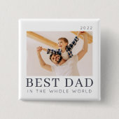 Einfaches, modernes Foto mit individueller Note Button (Vorderseite)