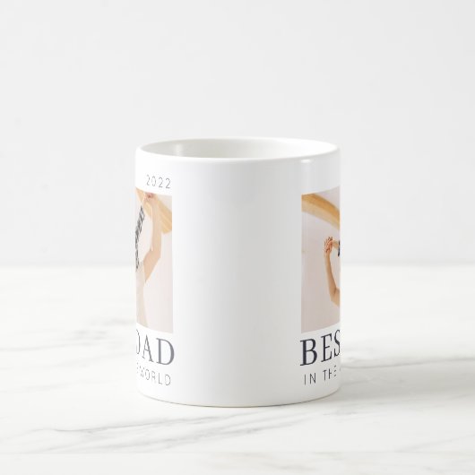 Einfaches, modernes Foto mit individueller Note Kaffeetasse (Mittel)