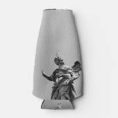 Einfaches, modernes Foto mit Möwen auf der Statue Flaschenkühler (Vorderseite)