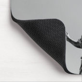 Einfaches, modernes Foto mit Möwen auf der Statue Mousepad (Ecke)