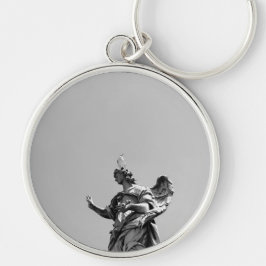 Einfaches, modernes Foto mit Möwen auf der Statue Schlüsselanhänger