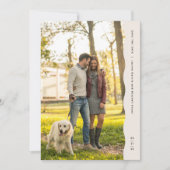 Einfaches, modernes Foto Save The Date (Vorderseite)